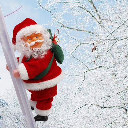 PAPA NOEL CON ESCALERA