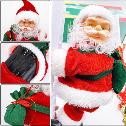 PAPA NOEL CON ESCALERA