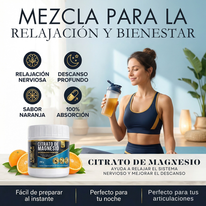 CITRATO DE MAGNESIO MICRONIZADO DE 250G