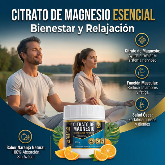 CITRATO DE MAGNESIO MICRONIZADO DE 250G