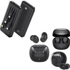 AUDIFONOS ARETE + POWER BANK 10.000